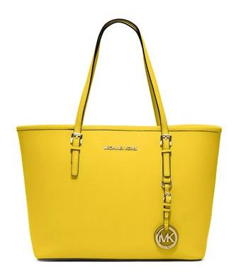 michael kors jet set saffiano reise tote citrus Virkelig For Engros 7xt1h